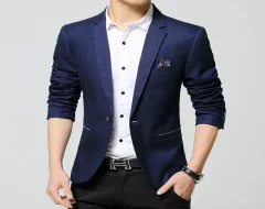 Модный и качественный мужской пиджак на алиэкспресс